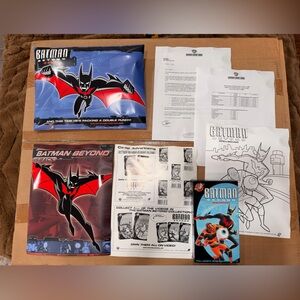Batman Beyond Vintage WB Promo Display + VHS Spellbound 2000